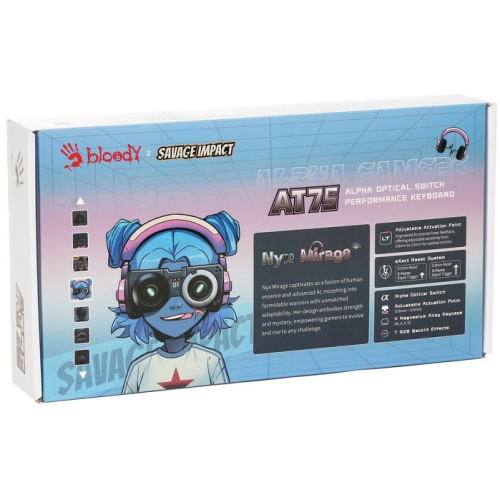 Tastatura gaming Bloody Cod Produs: AT75 Nyx Mirage [3]