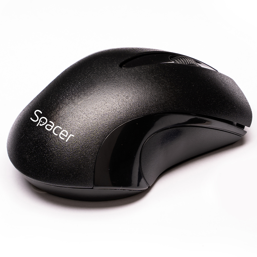 MOUSE  Spacer, PC sau NB, wireless, 2.4GHz, optic, 1200 dpi, butoane/scroll 3/1, , negru, Cod Produs: SPMO-W12 [2]