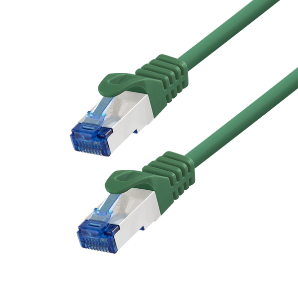 PATCH CORD S/FTP LOGILINK Cat6a, LSZH, Ultraflex, cupru, PoE/PoE+/PoE++, 2 m, verde, AWG26, dublu ecranat "C6A055S" (timbru verde 0.08 lei)